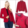 Áo khoác blazer nam thời trang, cúc kim loại khắc logo, phong cách lịch lãm, giảm 20%