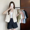 Áo khoác blazer ngắn tay 100% Hàng Quảng Châu - Dáng nhẹ nhàng, giá 195k