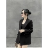 Áo Khoác Blazer Nữ 2 Lớp Đệm Vai - Giá Khuyến Mãi 460k (Giá Gốc 598k) 2