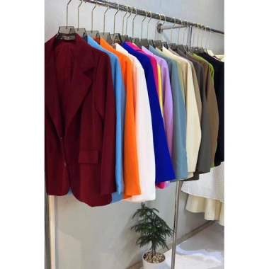 Áo khoác blazer nữ cổ vest dài 2 lớp cao cấp, 2 túi, phong cách Hàn Quốc - Giá chỉ 250.000₫