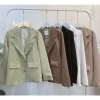 Áo khoác blazer nữ cổ vest dài 2 lớp cao cấp, 2 túi, phong cách Hàn Quốc - Giá chỉ 250.000₫ 2