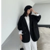 Áo Khoác Blazer Nữ Dài Form Rộng Vải Dày Màu Trơn Phong Cách Hàn Quốc Giá 214.620 VND 4