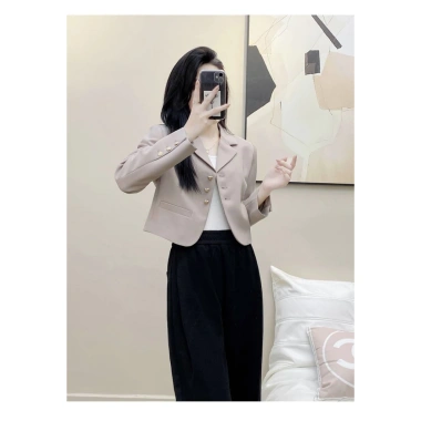 Aó Khoác blazer Nữ dáng ngắn From rộng, vest ngắn kiểu mới, phong cách trẻ - chỉ 329k
