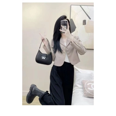 Aó Khoác blazer Nữ dáng ngắn From rộng, vest ngắn kiểu mới, phong cách trẻ - chỉ 329k