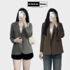 Áo khoác blazer nữ dáng rộng 1 cúc cài BigSize Misoul Mall trơn có túi chỉ 319k