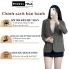 Áo khoác blazer nữ dáng rộng 1 cúc cài BigSize Misoul Mall trơn có túi chỉ 319k 9