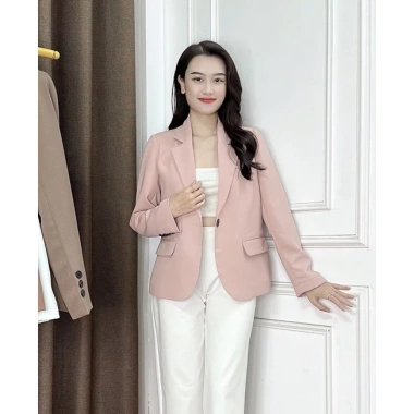 Áo khoác Blazer nữ dáng suông lớp 1 Premium BLUE – Giá chỉ 380.000 VND