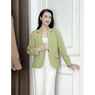 Áo khoác Blazer nữ dáng suông lớp 1 Premium BLUE – Giá chỉ 380.000 VND