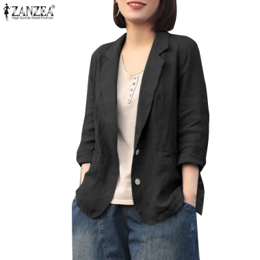 Áo khoác blazer nữ tay dài phong cách Hàn Quốc, có túi, giảm giá 292.950₫ 3