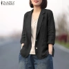 Áo khoác blazer nữ tay dài phong cách Hàn Quốc, có túi, giảm giá 292.950₫ 4