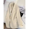 Áo khoác blazer nữ trẻ trung, vest dài tay cúc giữa, đệm vai, phối viền trắng - giảm giá 20% chỉ 219.000đ 7