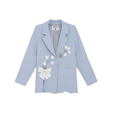 Áo Khoác Blazer Nữ Xanh Dáng Rộng Thời Trang Hàn Quốc – Mẫu Mới RB020 Giá 449k 5