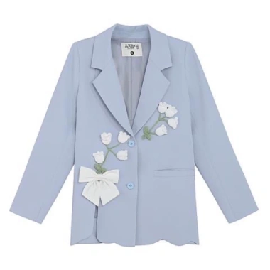 Áo Khoác Blazer Nữ Xanh Dáng Rộng Thời Trang Hàn Quốc – Mẫu Mới RB020 Giá 449k 6