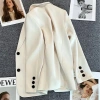 Áo khoác blazer trắng nhạt nữ mùa xuân thu 2.025, phong cách đường phố thanh lịch, giá ưu đãi 247.196₫ 2