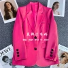 Áo khoác blazer trắng nhạt nữ mùa xuân thu 2.025, phong cách đường phố thanh lịch, giá ưu đãi 247.196₫ 12