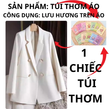 Áo khoác blazer vest suông nữ công sở, vải chéo Hàn 2 lớp đệm vai, Hàn Quốc 8