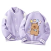 Áo khoác bomber bé gái Unisex in Capybara - Thoải mái, thời trang, giảm còn 350k 6