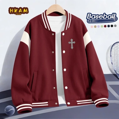 Áo khoác bomber bé trai HKAM thoải mái thời trang giảm giá 350.000₫