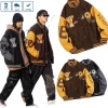 Áo Khoác Bomber Hit Hop Thêu Varsity Nam Nữ Phom Rộng Thể Thao Giá 92,150₫