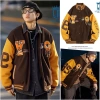 Áo Khoác Bomber Hit Hop Thêu Varsity Nam Nữ Phom Rộng Thể Thao Giá 92,150₫ 2