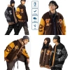 Áo Khoác Bomber Hit Hop Thêu Varsity Nam Nữ Phom Rộng Thể Thao Giá 92,150₫ 3