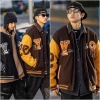 Áo Khoác Bomber Hit Hop Thêu Varsity Nam Nữ Phom Rộng Thể Thao Giá 92,150₫ 4