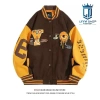 Áo Khoác Bomber Hit Hop Thêu Varsity Nam Nữ Phom Rộng Thể Thao Giá 92,150₫ 9