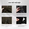 Áo khoác bomber kaki đen LADOS-12.054 lót dù dày, chống nắng, chống gió, phong cách Hàn Quốc 317.000VND 5
