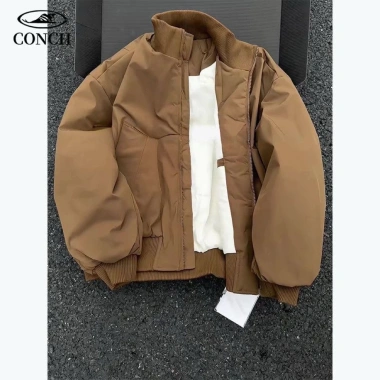 Áo khoác bomber nam ngắn kiểu Mỹ cotton mùa đông thời trang, ấm áp, giảm giá tới 20% N171