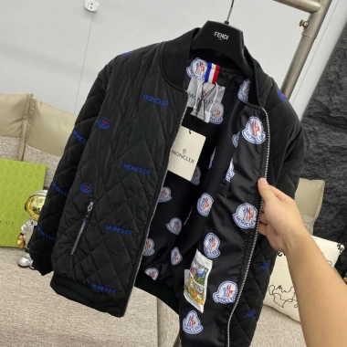 Áo khoác bomber nam nữ MC trần bông, quả trám phủ, vải dệt mác, giá chỉ 350.000 VND