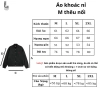 Áo khoác bomber nỉ 2 da form boxy logo M thêu nổi - giảm giá 22% LadoShop 4