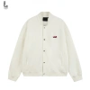 Áo khoác bomber nỉ 2 da form boxy logo M thêu nổi - giảm giá 22% LadoShop 8