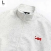 Áo khoác Bomber nỉ K 2 da logo thêu nổi dày dặn phù hợp nam nữ LADOSHOP 5