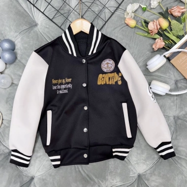 Áo khoác bomber trẻ em mẫu Never, nỉ dày dặn, size 18-52kg, giá ưu đãi 95.000 VND 5