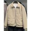 Áo khoác bomber Zara nam chần bóng cổ bè 2 màu đen kem - Giảm giá 1.0 triệu 8