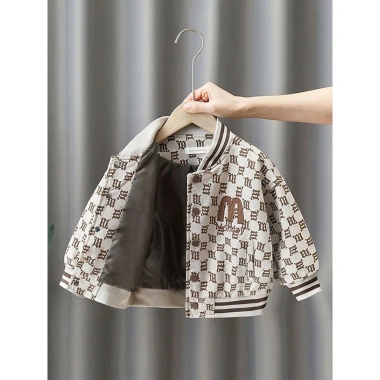 Áo khoác bóng chày bé trai 2-6Y mùa thu mát mẻ, thoáng khí, thời trang sang trọng, giá giảm 236.593₫ 2