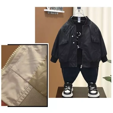 Áo khoác bóng chày nhẹ slim fit bé trai polyester mùa xuân-thu dạo phố 295.258 VND 6 Áo khoác bóng chày nhẹ slim fit bé trai polyester mùa xuân-thu dạo phố 295.258 VND 6