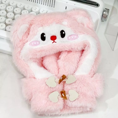 Áo khoác búp bê bông 20cm cho mèo, trẻ em mùa đông – Sang trọng, dễ thương, mềm mại, giá ưu đãi 156k