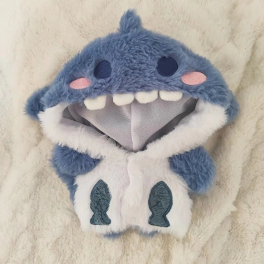 Áo khoác cá mập trẻ em 20cm cotton sang trọng - Búp bê bộ đồ ngủ, ưu đãi 80.435đ