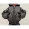 Áo Khoác Canvas Hooded Bomber Premium - Vải Washed nhập khẩu, lót bông dày, khóa zip hợp kim, giảm còn 1,4tr 4