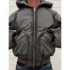 Áo Khoác Canvas Hooded Bomber Premium - Vải Washed nhập khẩu, lót bông dày, khóa zip hợp kim, giảm còn 1,4tr 7