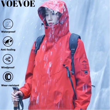 Áo khoác cặp đôi VOEVOE hai mảnh chống nước, chống gió, ấm áp Giảm 20% còn 864.000₫