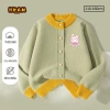 Áo khoác cardigan bé gái - Áo len thời trang in hình thỏ mềm mại, thoải mái, chỉ 250.000đ 7
