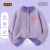 Áo khoác cardigan bé gái, áo len trẻ em in trái tim mềm mại, thoải mái - 250.000₫ 9