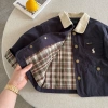 Áo khoác cardigan cotton trẻ 2-6 tuổi mùa thu, màu khóa, nhẹ, Hàn Quốc 324.765đ 3