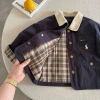 Áo khoác cardigan cotton trẻ 2-6 tuổi mùa thu, màu khóa, nhẹ, Hàn Quốc 324.765đ 6