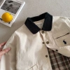 Áo khoác cardigan cotton trẻ 2-6 tuổi mùa thu, màu khóa, nhẹ, Hàn Quốc 324.765đ 9