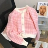 Áo khoác cardigan cúc đá trái tim cổ tròn len mềm mịn big size QCCC NGOMINH SP27 149k 11