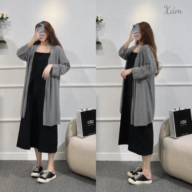 Áo khoác cardigan dài dáng thời trang Ảnh tự chụp, giảm còn 217k 12