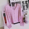 Áo khoác cardigan dài tay cắt ngắn lụa lạnh nhẹ, bảo vệ nắng mùa hè cho nữ 12